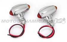 Streamliner Vintage Style Bright Eyes Park Light for Indian Harley Motorcycles picture