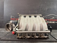 04-09 Audi S4 4.2 Air Intake Manifold Plenum W/ Injectors & Throttle Body picture