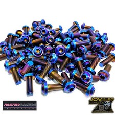 Ktm 1290 Superduke Engine Mount Titanium Bolt Kit 14pcs FASTER RACERS BLUE BURN picture