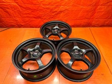 MOTEGI RACING TRAKLITE 17 INCH ALLOY WHEELS SET OF 3 17x8 +40 5x114.3 AFTERMARKE picture