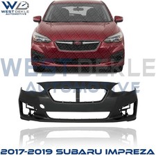 NEW Front Bumper Cover Primed For 2017-2019 Subaru Impreza 57704FL10A picture