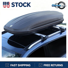 Garvee Hard Shell Rooftop Cargo Carrier, 12 Cu Ft 165 Lbs Roof Box Waterproof picture