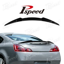 For Infiniti G37 Coupe 2008-2012 2013 Gloss Black ABS Rear Trunk Spoiler Wing picture