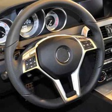 For 2012-14 Mercedes Benz W204 W207 W212 C-Class C350 Steering Wheel Trim Cover picture