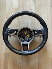 Porsche OEM Leather Steering Carbon Wheel PDK 991 911 Carrera Cayman 997 991.2 picture