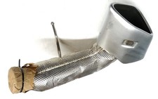 16-20 Mclaren 570S 570GT Right Side Muffler Exhaust Tip Silver Matt 13H0260CP OE picture