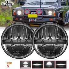 (1 pair) Stanrdard Replacement STEDI Homage 7 Inch LED Headlight - Black (6000K) picture
