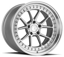 One 18x10.5 Aodhan DS08 5x114.3 +22 Flow Forged Machined Silver Wheel picture