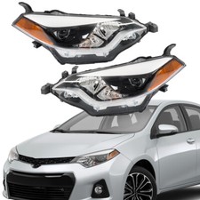 LED Headlight Assembly for 2014 2015 2016 Toyota Corolla Left Right 2pc Pair Set picture