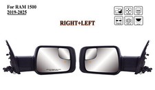 Pair Left+Right Side Door Mirror Power With BLIS And Light For 19-25 Ram 1500 picture