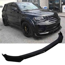 For Jeep Grand Cherokee SRT SRT8 Front Bumper Lip Splitter Glossy Black Spoiler picture