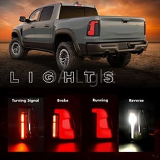 Sequential Full Led tail lights for 2019-2024 Dodge Ram 1500, without Blind Spot picture