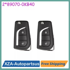2 x smart keyless Remote Key fob BA2TA H-13689 FOR Toyota Hilux 2015-2020 433mhz picture