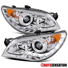Fit 2006-2007 Subaru Impreza WRX STI LED Strip Projector Headlights Left+Right picture