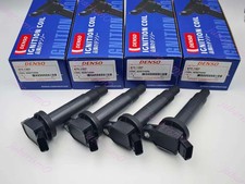 4PCS 673-1307 DENSO 90919-02244 Ignition Coils For 2001-2008 Rav4 2.4L L4 New picture