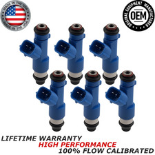 OEM NISSAN x6 Fuel Injectors Fits 2009-2013 Nissan GT-R R35 3.8L V6 Twin Turbo picture