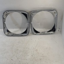 OEM 1971 Chrome Chevrolet Chevelle Headlight Bezels Pair 3982451 3982452 picture