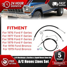 For 1976-79 Ford Bronco F-100 F-150 V8  A/C Hose Line Set Discharge Suction Hose picture