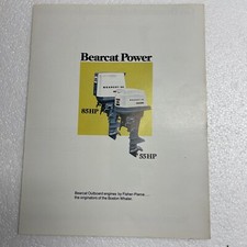 1970s Fisher Pierce 85 55hp 4Cycle Bearcat Outboard Sales Brochure Boston Whaler picture