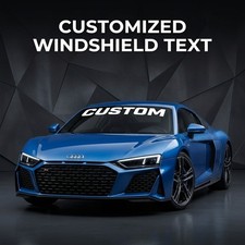 Custom Windshield Banner Decal Personalized Car Truck SUV Vinyl Lettering Sticke picture