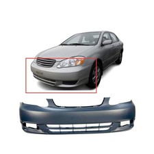 2003-2004 Toyota Corolla Sedan S Primed Front Bumper Cover TO1000241 5211902916 picture