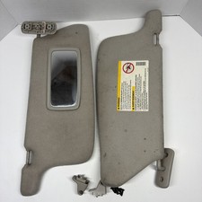 04 - 11 Chevy Colorado GMC Canyon Sun Visors Sunvisors Grey Gray  LH RH Pair Set picture