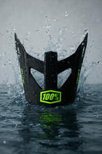 100% PERCENT STATUS JR REPLACEMENT VISOR SKEEMA GREEN/ BLACK  picture
