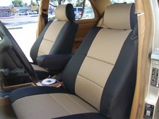 for 1985~1996 MERCEDES BENZ 230E 260E W124 IGGEE S.LEATHER CUSTOM SEAT COVERS picture