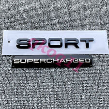 For Range Rover Land Rover Sport SUPERCHARGED Tailgate Rear Trunk Badge Emblem picture