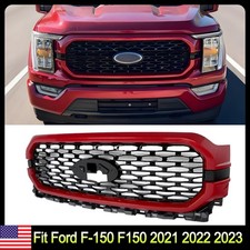 D4 Rapid Red Front Bumper Grille Grill For Ford F-150 F150 XLT 2021 2022 2023 picture