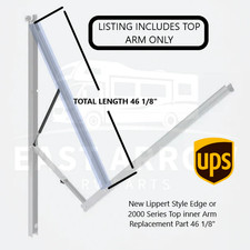 WHITE Lippert Style Edge or 2000 Series Top inner Arm Replacement Part 46 1/8
