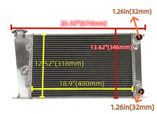2ROW Aluminum Radiator For 1975-1981 VW GOLF MK1 Jetta SCIROCCO GTI SPEC 1.6L MT picture