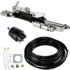 300HP Hydraulic Outboard Steering System Boat Steering Cylinder Helm Kit picture