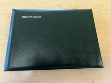 Bentley Azure Convertible 1999 2002 Owner's Manual Handbook Pristine TSD 7670 picture