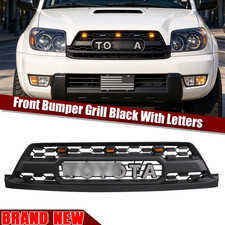 Black Front Grille Fit For Toyota 4Runner 2003-2005 Bumper Grill With LED Lights picture