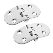 2Pcs Stainless Steel Door Butterfly Hinges 3