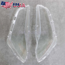 New Pair Clear Headlight Lens Cover For Maserati Ghibli 4-Door 2014-2022 picture