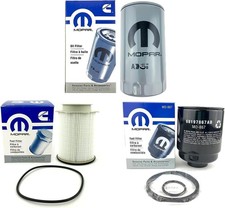 OEM MOPAR 2011-18 RAM 2500 3500 4500 5500 6.7L DIESEL OIL FUEL FILTER KIT MOPAR picture