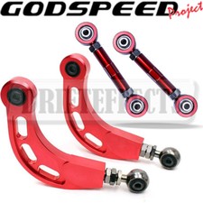 For 10-17 Focus Godspeed Adjustable Rear Camber + Toe Arms Suspension Kit Set picture