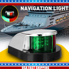 Waterproof Boat Navigation Light LED Bow Marine Front Pontoon Lamp Red and Green picture