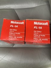 Qty: 2 Genuine OEM Ford Motorcraft FL-1-A  Engine Oil Filter FL-1A NEW picture