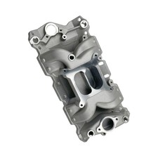 Dual Plane Aluminum Intake Manifold for Chevy Small Block 265-400 SBC V8 picture