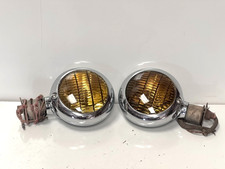 1940s Ford Hall Lamp Fog Lights Beautiful Pair Antique Hot Rod Rat Rod Custom picture