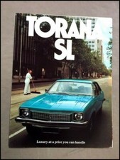 1976 GM Holden Torana Australia Original Car Sales Brochure Catalog picture