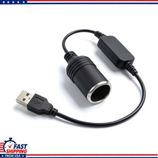 USB to 12V Cigarette Lighter Adapter, 1.20Ft Car Recorder, GPS, Dash Camera picture