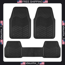 Rubbermaid All Weather Car Floor Mats for Cars SUVs Trucks Vans Gray picture