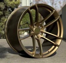 20x9.5/20x11 Staggered Matte Bronze Wheels For Dodge Challenger Charger 20