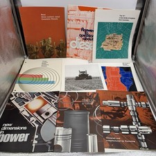 Vintage Cummins Diesel Engine Brochure Lot of 9 NH K Series Tractor Truck Parts picture