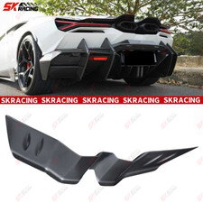 Dry Twill/Forged Carbon Fiber Rear Spoiler Wing Kit For Lamborghini Revuelto 24+ picture