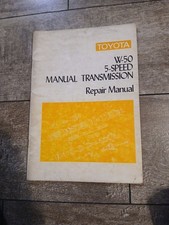 Toyota 1973-1983 OEM W-50 Manual Transmission Tune-up Shop Service Repair Manual picture